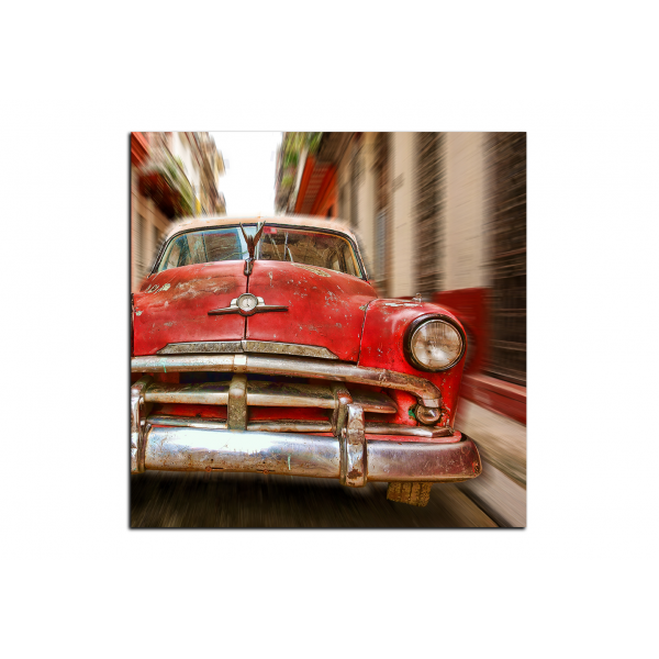 Obraz na plátně - Klasické americké auto - čtverec